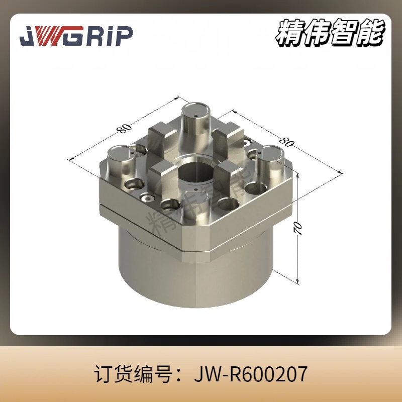 R型-80方型气动卡盘（不含底板）
